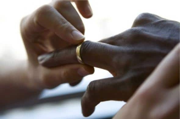 Le mariage catholique au Sénégal.