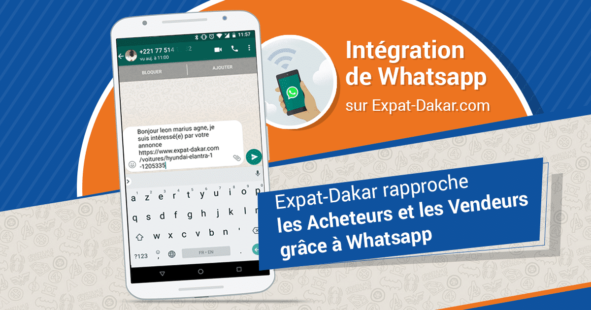 Expat-Dakar rapproche les Acheteurs et les Vendeurs grâce à Whatsapp