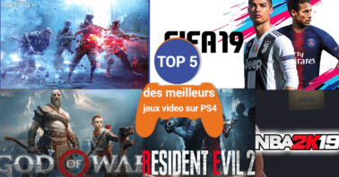 Le top 5 des meilleurs jeux vidéo sur PS4